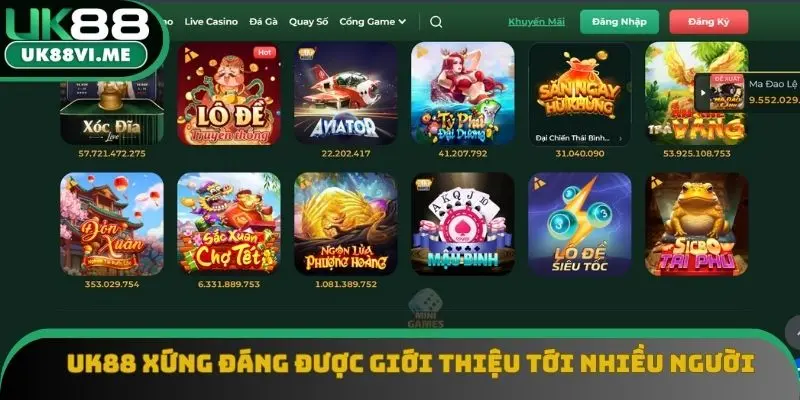 UK88 xứng đáng được giới thiệu tới nhiều người UK88 xứng đáng được giới thiệu tới nhiều người